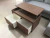 Mesa Ratona con Tapa Elevable y dos cajones