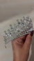 Tiara Ester com pedras decorativas - comprar online