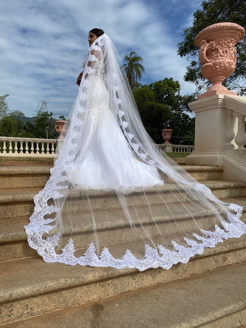 Véu/ Mantilha Orquídea Luxo.