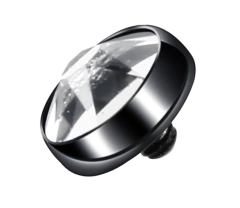 Microdermal topo PVD black 4mm. K1