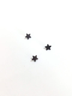 Microdermal topo estrela PVD black 4mm - comprar online