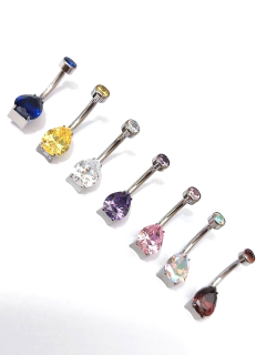 Bananabell titânio zircônia cristal. (10mm) - comprar online