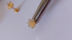 Labret titânio PVD gold. Haste 8mm na internet