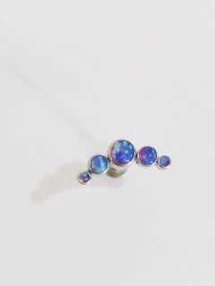 Cluster aço opala lilás azul 8mm. D5 na internet