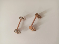 Mamilo aço PVD rosé O PAR. 16mm na internet