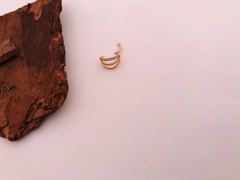 Segmento titânio zircônia 8mm Gold. - loja online