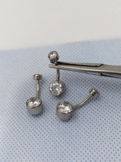 Bananabell titânio zircônia, rosca interna. na internet