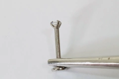 Labret aço cirúrgico zircônia 10mm. Pedra 2.5mm na internet