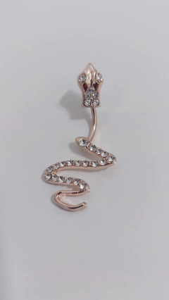 Bananabell aço cirúrgico BANHADO. ROSÉ GOLD. HASTE 11MM. - comprar online