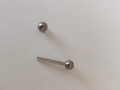 Barbell titânio 15MM rosca interna. 1.6mm - comprar online