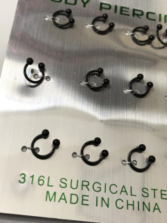 Cartela aço (12u) ferradura 8mm J10 - comprar online