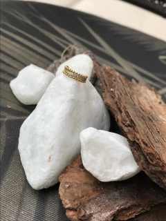 Segmento esferas e zircônia meio / gold 10mm na internet