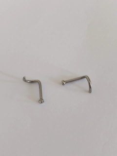 Nostril aço zircônia cristal. 7mm - comprar online