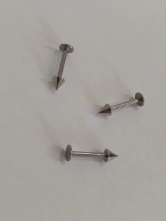 Labret aço spike 8mm rosca externa, 1.0mm - comprar online