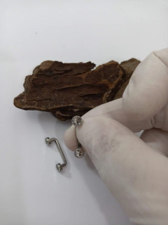 Surface titânio 12 mm pedras zircônia 4mm