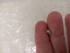 Labret aço zircônia 8mm rosca interna. - comprar online