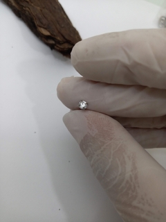 Nostril titânio zircônia 2.5mm. Haste 0.8mm - comprar online
