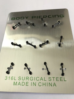 Cartela aço (12u)reto 8mm J20 - comprar online