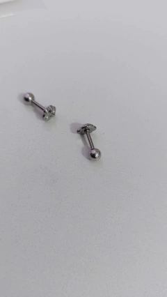 Labret patinha aço cirúrgico 6mm. Rosca externa. na internet