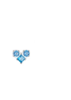 Labret titânio 3 zircônias. Haste 8mm. na internet