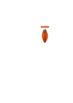 Labret titânio pedra opala. Haste 8mm.