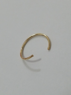 Argola aço cirúrgico dourada banhada - atacadowwpiercings