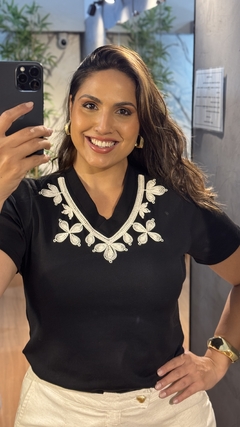 2722- Blusa Ludmilla La victoria - Bordada - Loja Gabriela Marques