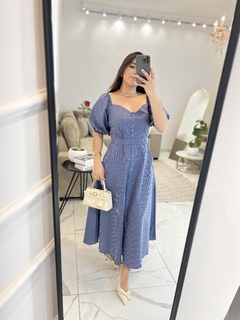Imagem do 1568- Vestido medlin listras