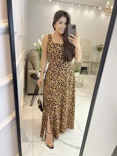 2027 - Vestido Lizza Animal Print - comprar online