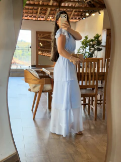 4287- VESTIDO OLIVIA AZUL BEBÊ - LINHA FESTA - comprar online