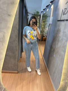 2325 - T-shirt limon azul na internet