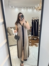 2814- Vestido Kauly confy - Cappuccino com preto - comprar online