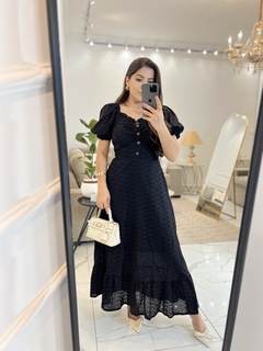 1324 - Vestido Illuminare Laise Preto
