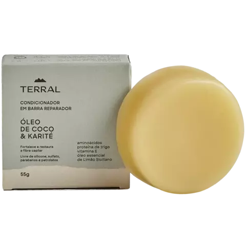 Condicionador em barra reparador 55g – Óleo de Coco e Karité