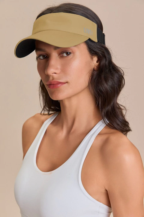 Viseira Speed Run unissex LIVE! vista de frente