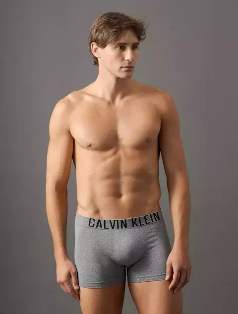 Cueca Trunk Intense Power Seamless Calvin Klein Underwear Mescla - comprar online