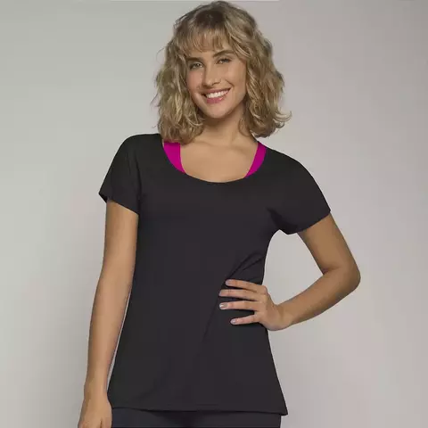 Camiseta Dryfit Preta Selene