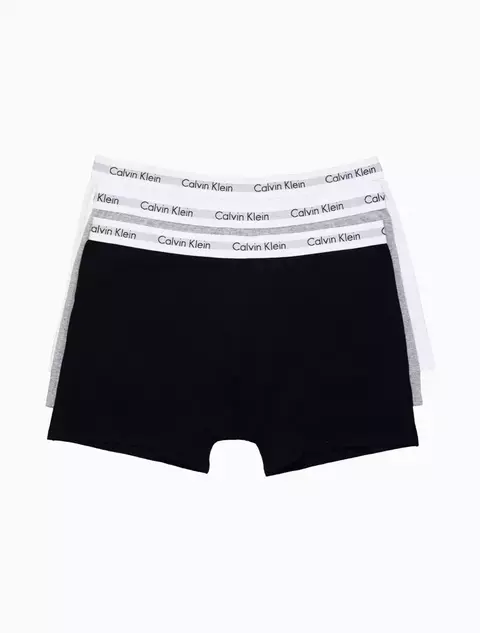 Kit 3 Underwear Trunk Plus Size Cuecas Calvin Klein Multicolor - comprar online