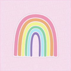 Sticker Transparente Arcoiris