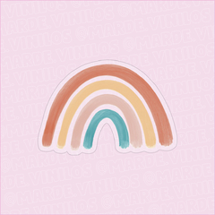 Sticker Transparente Arcoiris Pastel