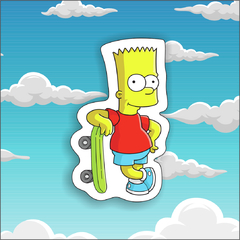 Sticker "Bart Simpson" E17