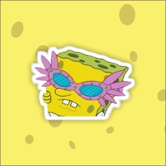 Sticker Bob Esponja con Lentes M14