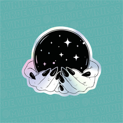 Sticker Tornasolado "Bola de Cristal"
