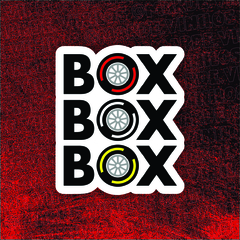 Sticker BOX BOX BOX