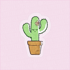 Sticker Transparente Cactus