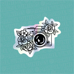 Sticker Tornasolado "Camara de fotos"