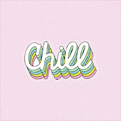 Sticker Transparente Chill