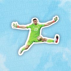 Sticker Dibu Atajando #Scaloneta