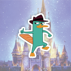 Sticker Perry el Ornitorrinco DY5