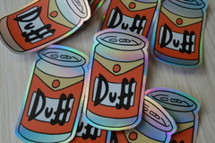 Sticker Tornasolado Duff Beer - comprar online
